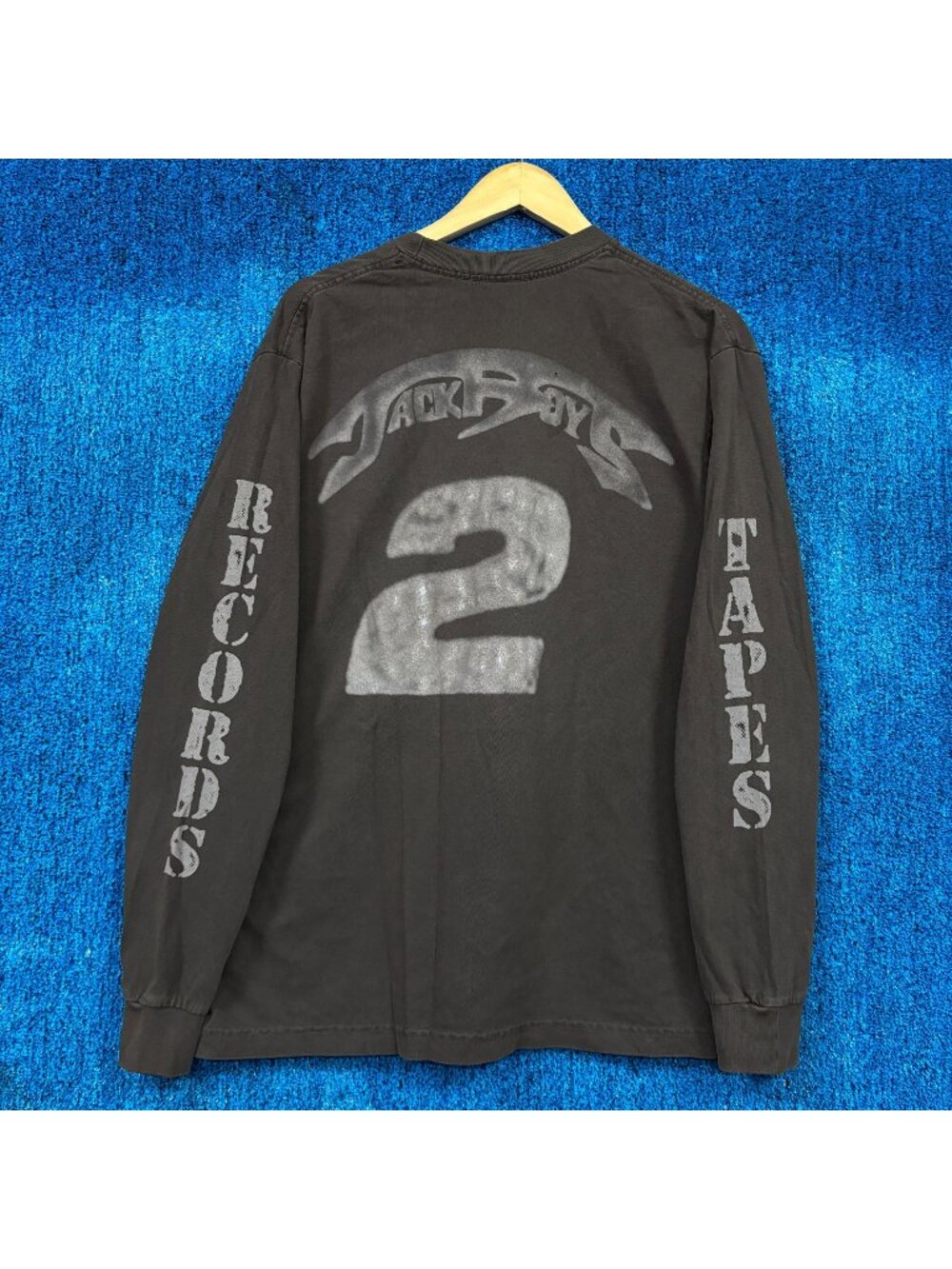 Travis Scott Jack Boys 2 Rap Brown LS Shirt Size Large